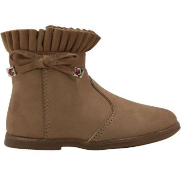 Imagem de Bota bb Cano Curto Molekinha Amêndoa