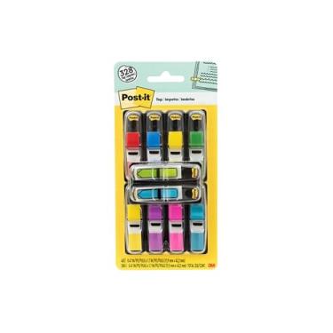 Imagem de Post-it Pacote econômico de bandeiras, 35/dispensador, 8 dispensadores/pacote, 119 cm de largura, cores sortidas, inclui 48 bandeiras de flecha grátis (683-VAD1)