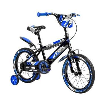 Imagem de Bicicleta Infantil Aventura Aro 16 Com Rodinhas - Azul