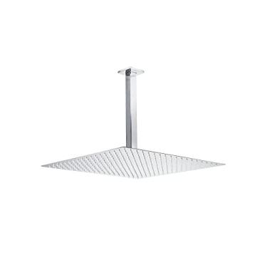 Imagem de Pingoo.casa, Ducha Chuveiro de Teto Quadrado Aço Inox 30 40cm Mundaú - Prata