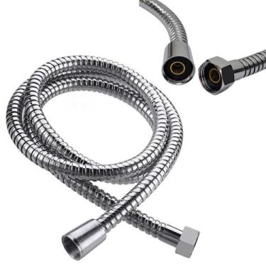 Imagem de Engate Mangueira Flexível 1,20m Inox Ducha Higiênica Chuveiro CasaGran