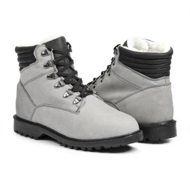 Imagem de Bota Masculina de Inverno para Neve em Couro em Lã Impermeáv - Oslo In