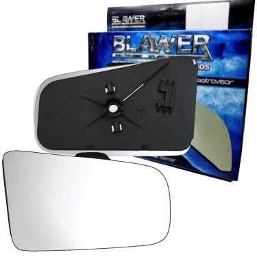 Imagem de 97214 - Vidro Espelho Retrovisor Lado Direito Com Base Chevette Chevy Marajo 1987 A 1993 - Blawer