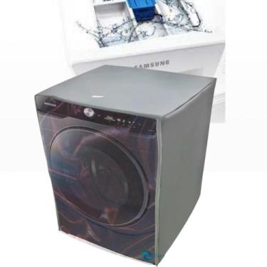 Imagem de Capa para lavadora samsung 13kg ww13t transparente - Clean Capas, Cinz