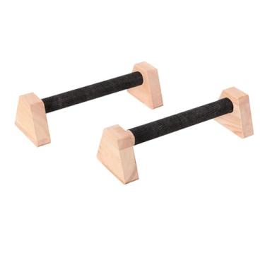 Imagem de simhoa 2 peças de suportes para flexão, blocos de parada de mão para homens, barra de flexão, equipamento de fitness doméstico, 30cm