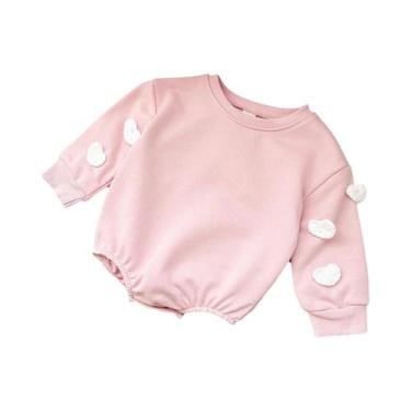 Imagem de Macacão de Moletom de Algodão para Bebê (0-3 anos) - Primavera/Outono,