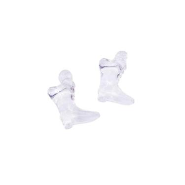Imagem de Pingente Bota Acrílico Transparente 9x14mm 10pçs 5g - Macall