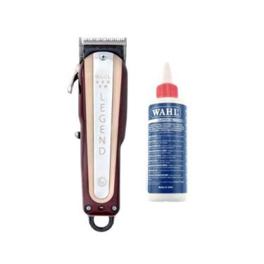 Imagem de Kit Máquina De Cortar Cabelo Legend e óleo lubrificante Wahl