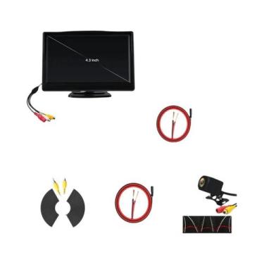 Imagem de Câmera De Ré Rotativa De 4.3 Polegadas Com Visão De 160 Graus, Fácil I