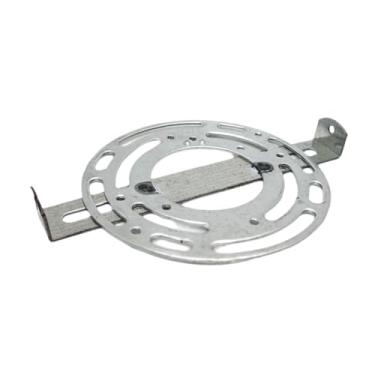 Imagem de WeiLaiKeQi Suporte de montagem de luminária, perto de acessórios de iluminação de teto, suporte redondo de lâmpada de parede, placa transversal para escritório e