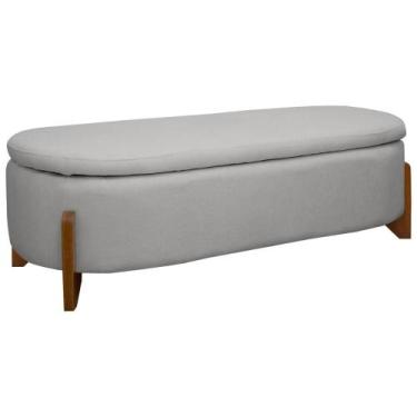 Imagem de Puff Baú Organizador de Sapatos Thor Para Cama Queen Bouclé - SOFA STO