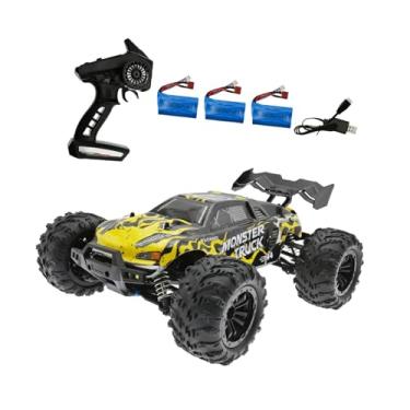 Imagem de YIJU Carro de controle remoto em escala 1:16, brinquedo de corrida de alta velocidade 4WD para festas, carro RC off-road 4WD para corridas em estradas de, 3 Potência