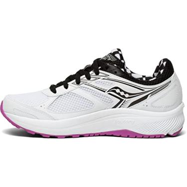 Imagem de Saucony Tênis de corrida feminino Cohesion 14 Road, Branco, preto., 6