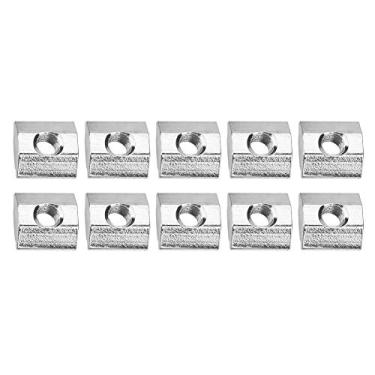 Imagem de Fafeicy Kit de Porca Com Ranhura Em T, Aço Carbono, 50 Peças para Perfis de Alumínio da Série 20, Design Robusto para Projetos de Fácil Montagem e Conexão