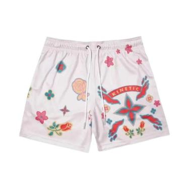 Imagem de Bermuda Masculina De Basquete Respirável E De Secagem Rápida, Estampad