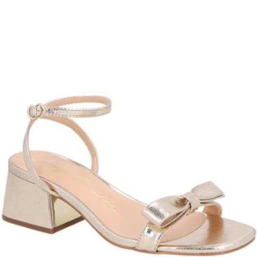 Imagem de Sandália de Tiras Salto Bloco Laço Luiza Barcelos 13130041-Feminino
