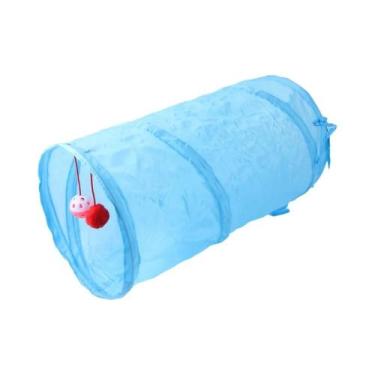 Imagem de Túnel Para Gatos Dobrável E Respirável, Brinquedo De Brincar Interno, 