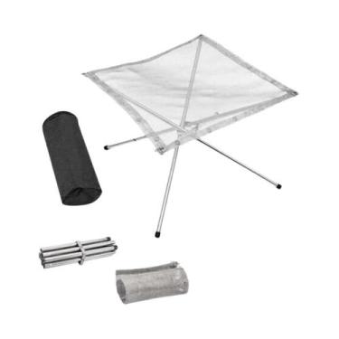 Imagem de Suporte Portátil Dobrável De Aço Inoxidável Para Churrasqueira, Foguei