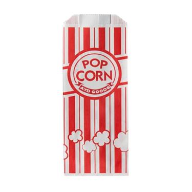 Imagem de AYD Goods 100 sacos de pipoca de papel, sacos de 28 g para suprimentos de carrinho de máquina de fazer, pequeno mini saco de milho pop a granel festa de carnaval noite de cinema