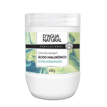 Imagem de Creme De Massagem Acido Hialuronico 650g Dagua Natural - D'AGUA NATURA