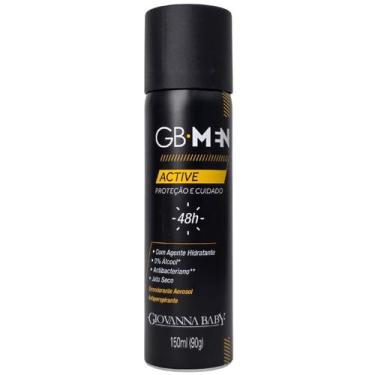 Imagem de Desodorante Aerossol Active GB Men 48h Vegano Giovanna Baby 150ml / 90
