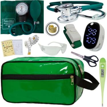 Imagem de Kit Enfermagem Aparelho Pressão Esteto Frete Grátis Promocao - Love Sa