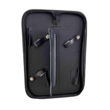 Imagem de Kit Tesouras Profissionais Fio Laser Desfiadeira Navalha - Mofashi, Fu