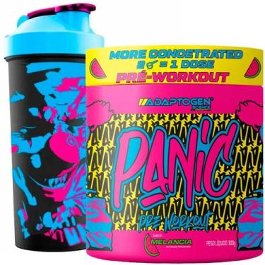 Imagem de Pré Treino Panic 300G Adaptogen Coqueteleira Panic Melancia
