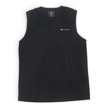 Imagem de Regata Champion Muscle Dry Mini Script - Preto (Slim Fit)-Masculino