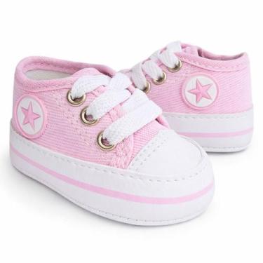 Imagem de Tênis Bebe Conforto Recém Nascido original - NoBrand, Rosa, 16