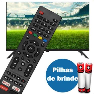 Imagem de Controle Remoto para Smart TV Philco PTV32G52S Compatível com Tecla Ne