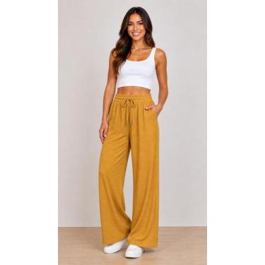 Imagem de Calça Feminina Blessed Conforto E Estilo 6108 -, Mostarda, GG