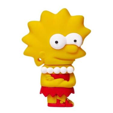 Imagem de Pen Drive Lisa Simpson 8GB Os Simpsons USB 2.0 Boneco Personagem Silic