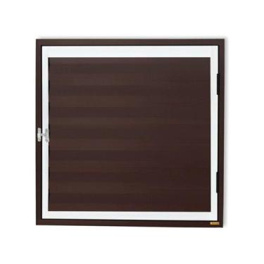 Imagem de Abrigo D'Água/Gásplus 1 Folha com Ventilação 60x60cm Brimak Mix Corten