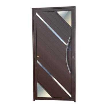 Imagem de Porta Lambril Oasis com Puxador Super 25 210cm x 90cm Brimak Abertura 