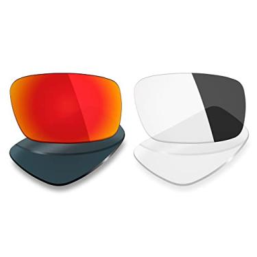 Imagem de 2 pares de lentes polarizadas de substituição da Mryok para óculos de sol Oakley Camankshaft – Opções