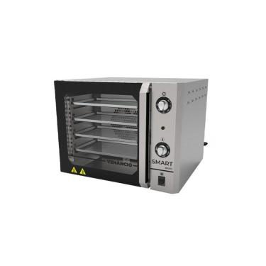 Imagem de Forno Convector Smart Basic Elétrico Venâncio 4 Esteiras Total Inox FCSB4E-ININ-220v