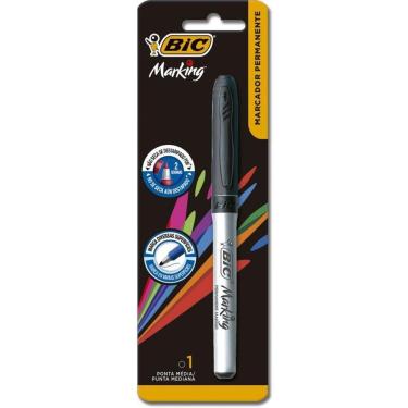 Imagem de Pincel Marcador Permanente Marking Fine 0.8Mm Preto Bic