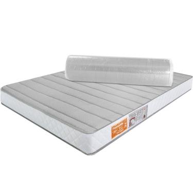 Imagem de Colchão Viúva Espuma D33 A Vácuo Ortopédica Certificada bf Colchões 128x188x17cm - Branco
