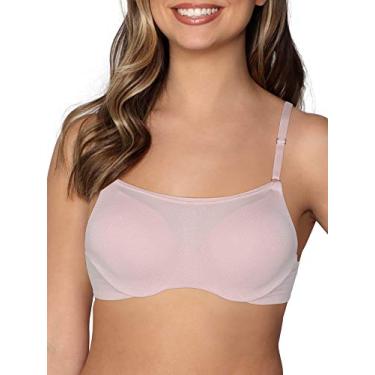 Imagem de Fruit of the Loom Sutiã feminino respirável com alças conversíveis, Rosa claro, 34C