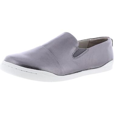 Imagem de SoftWalk Tênis feminino casual e moderno, Couro de estanho, 10 Wide