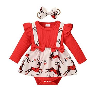 Vestido de princesa para bebês recém-nascidos, primavera, verão, estampado,  tule, babados, sem mangas, para meninas pequenas (rosa, 0 a 3 meses) :  .com.br: Moda