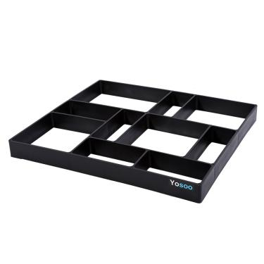 Imagem de Moldes reutilizáveis para fazer concreto,molde de plástico para pavimentação de jardim faça você mesmo para estrada, pavimentação, cimento, concreto, tijolo, pedra, molde de rua, moldes reutilizáveis para fazer concreto, garde plástico DIY