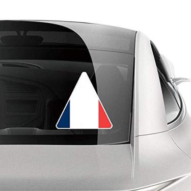 Imagem de DIYthinker Adesivo de carro com a bandeira nacional da França para motocicleta e bicicleta