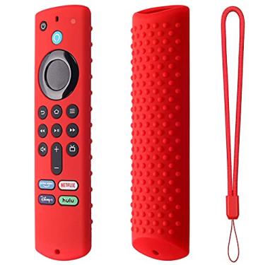Imagem de Capa remota/capa para Fire TV Stick (3ª geração), silicone à prova de choque e antiderrapante, capa 4K para controle remoto Fire TV Stick