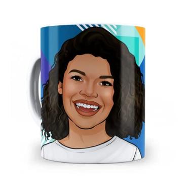 Imagem de Caneca de Porcelana com caricaturas caricanecas