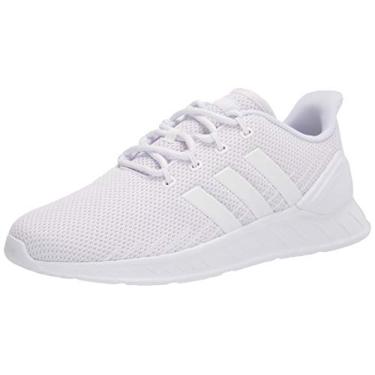 Imagem de adidas Tênis de corrida infantil Questar Flow Cloudfoam, Branco/Branco., 38