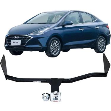 Imagem de Engate Reboque Rabicho Fixo HB20 Sedan 2020 a 2023 450Kg