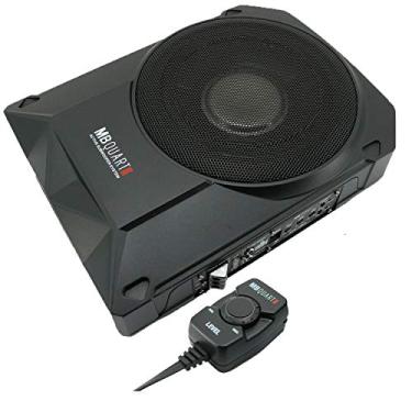 Imagem de MB Quart RW-110A Série de Referência 800W 10" Slim Perfil Baixo Compacto Sob Assento 4-Ohm Caixa Subwoofer Ativa com Amplificador Integrado para Carro RV ATV – 3ª Geração