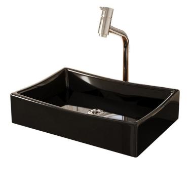 Imagem de Kit da Cuba Dalla Preta com Torneira DL08 e Valvula ABS